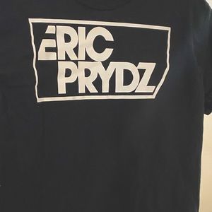 Eric Prydz/Pryda black shirtsleeve cotton shirt